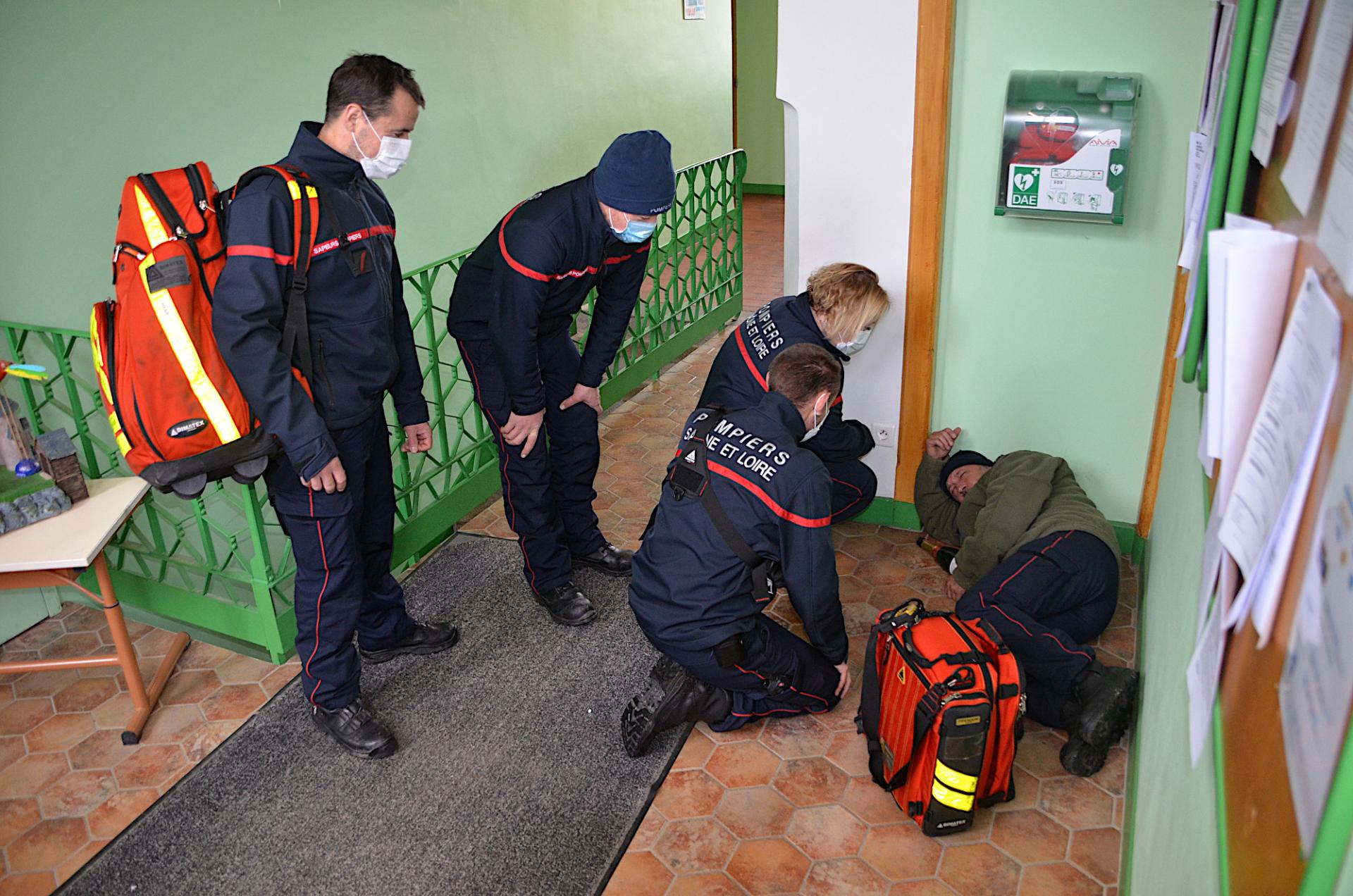 Exercice Sapeurs-Pompiers